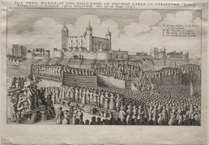 Executie van de Graaf van Strafford, 1641