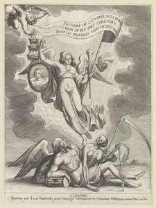 Faam overwint de tijd en de dood door Wenceslaus Hollar