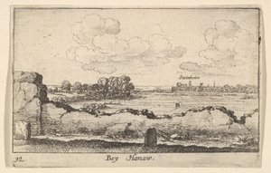 Hanau door Wenceslaus Hollar