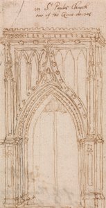 In de Sint-Pauluskerk, Een van de Koor Deuren