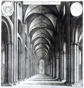 Interieur van het schip van St. Paul
