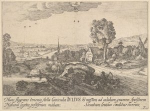 Juli, 1628-29 door Wenceslaus Hollar