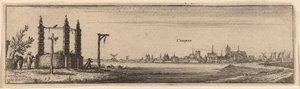 Kampen, ca. 1632 door Wenceslaus Hollar