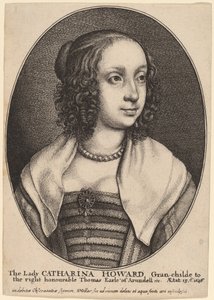 Lady Catherine Howard door Wenceslaus Hollar