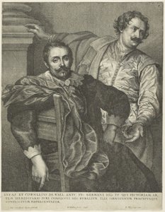 Lucas en Cornelis de Wael door Wenceslaus Hollar