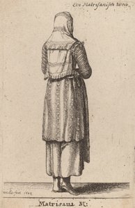 Matrisana M., 1648 door Wenceslaus Hollar