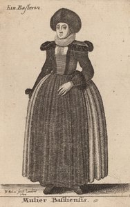 Mulier Basiliensis door Wenceslaus Hollar