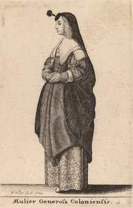 Mulier Generosa Coloniensis, 1643