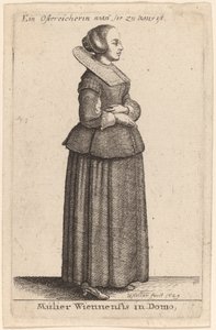 Weense vrouw in huis