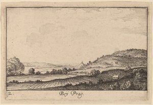 Bij Praag door Wenceslaus Hollar