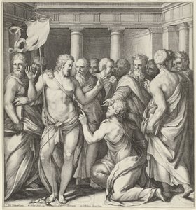 Ongeloof van Tomas door Wenceslaus Hollar