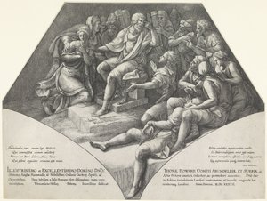 Oordeel van Zaleucus door Wenceslaus Hollar