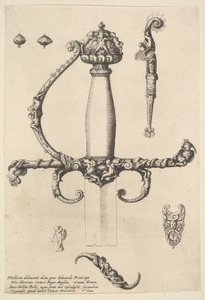 Ornamentale zwaardgreep