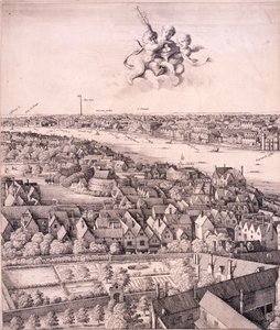 Panoramisch uitzicht op Londen