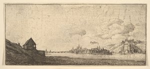 Passau, 1652-77 door Wenceslaus Hollar