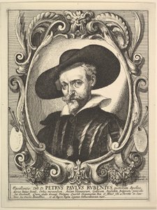 Peter Paul Rubens Petrus Paulus Rubenius, 1625-77 door Wenceslaus Hollar
