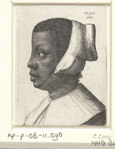 Portret van een jonge zwarte vrouw