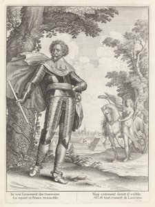 Portret van Frederik Hendrik, prins van Oranje door Wenceslaus Hollar