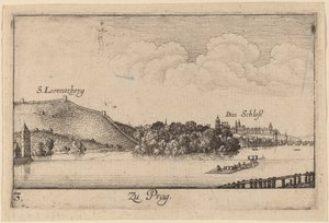 Praag door Wenceslaus Hollar