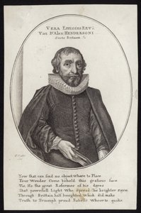 Dominee Alexander Henderson door Wenceslaus Hollar