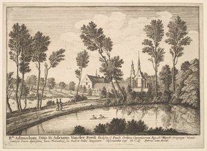 Abdij van Rothendael door Wenceslaus Hollar