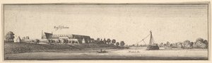 Rüsselsheim door Wenceslaus Hollar
