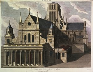 Zuidzijde van de oude St. Paul