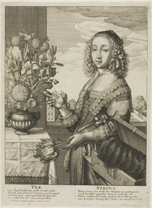 Lente door Wenceslaus Hollar