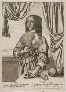 Zomer door Wenceslaus Hollar
