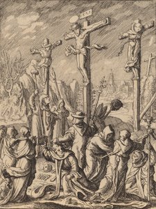 De kruisiging door Wenceslaus Hollar