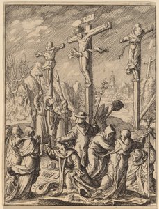 De kruisiging door Wenceslaus Hollar