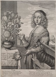 De Vier Seizoenen: Lente door Wenceslaus Hollar