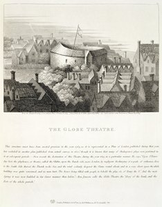Het Globe Theatre, c.1647, gepubliceerd door Robert Wilkinson, Londen, 1810