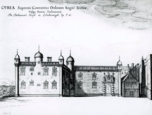 Het Parlementshuis in Edinburgh