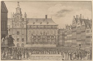 De Vrede van Munster door Wenceslaus Hollar