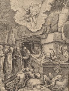De Opstanding door Wenceslaus Hollar