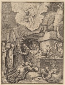 De Opstanding door Wenceslaus Hollar