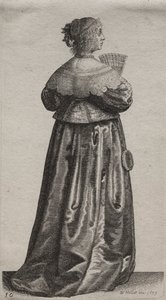 De verschillende gewoonten van Engelse vrouwen, van de adel tot de plattelandsvrouwen, 1639 door Wenceslaus Hollar