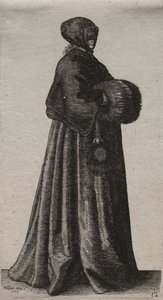 De verschillende gewoonten van Engelse vrouwen, van de adel tot de plattelandsvrouwen..., 1639 door Wenceslaus Hollar
