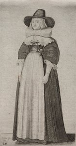De verschillende gewoonten van Engelse vrouwen, van de adel tot de plattelandsvrouwen door Wenceslaus Hollar