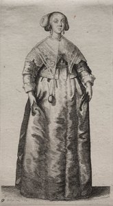 De verschillende gewoonten van Engelse vrouwen, van de adel tot de plattelandsvrouwen..., 1640 door Wenceslaus Hollar