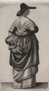De verschillende gewoonten van Engelse vrouwen, van de adel tot de plattelandsvrouwen..., 1640 door Wenceslaus Hollar