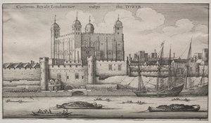 De toren, Londen door Wenceslaus Hollar