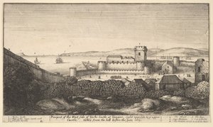 De westkant van Yorke Castle