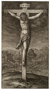 De kruisiging door Wenceslaus Hollar