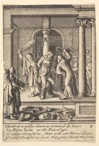 De geseling door Wenceslaus Hollar