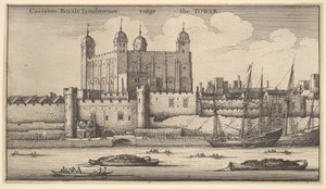 Tower of London door Wenceslaus Hollar