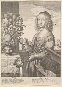 Ver - Lente Driekwart lengte seizoenen door Wenceslaus Hollar