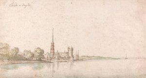 Uitzicht op Eltville aan de Rijn