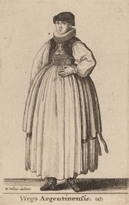 Virgo Argentinensis door Wenceslaus Hollar